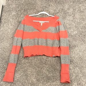 A Size Large Striped V-Neck Aeropostale Sweater